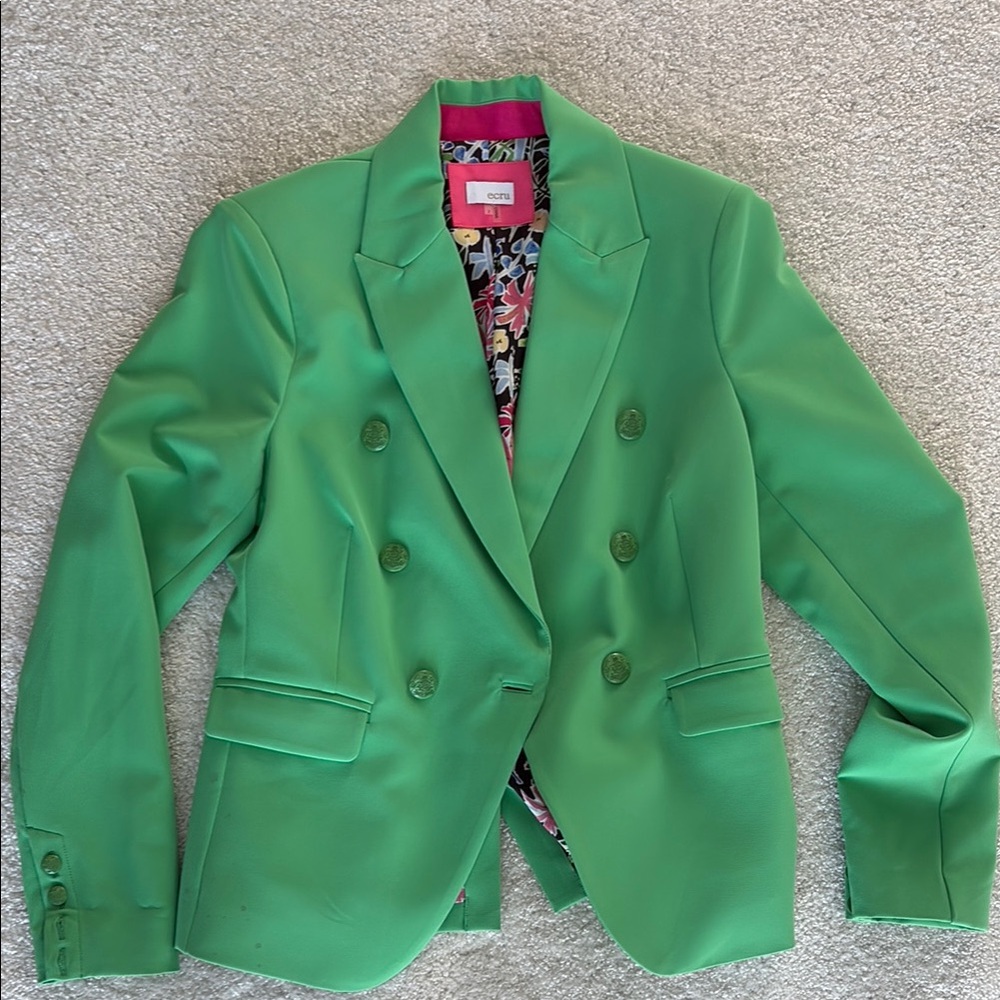 Ecru brand 
Green Double-Breasted Blazer